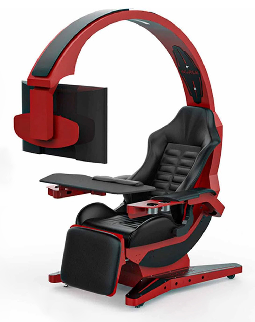 DXRACER INGREM CODING POD 2.0 ZERO GRAVITY ALL IN ONE COMPUTER SEAT E SPORTS GAME COCKPIT PRE ORDER RED BLACk
